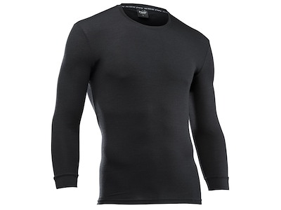 Northwave Surface Merino med lange ærmer - Herre - Sort