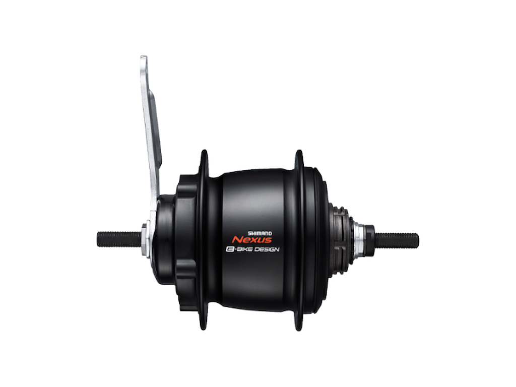 Shimano nexus - Bagnav med 5 gear - 187mm aksel, til 32 eger - sort - SG-C7002-5CD med fodbremse