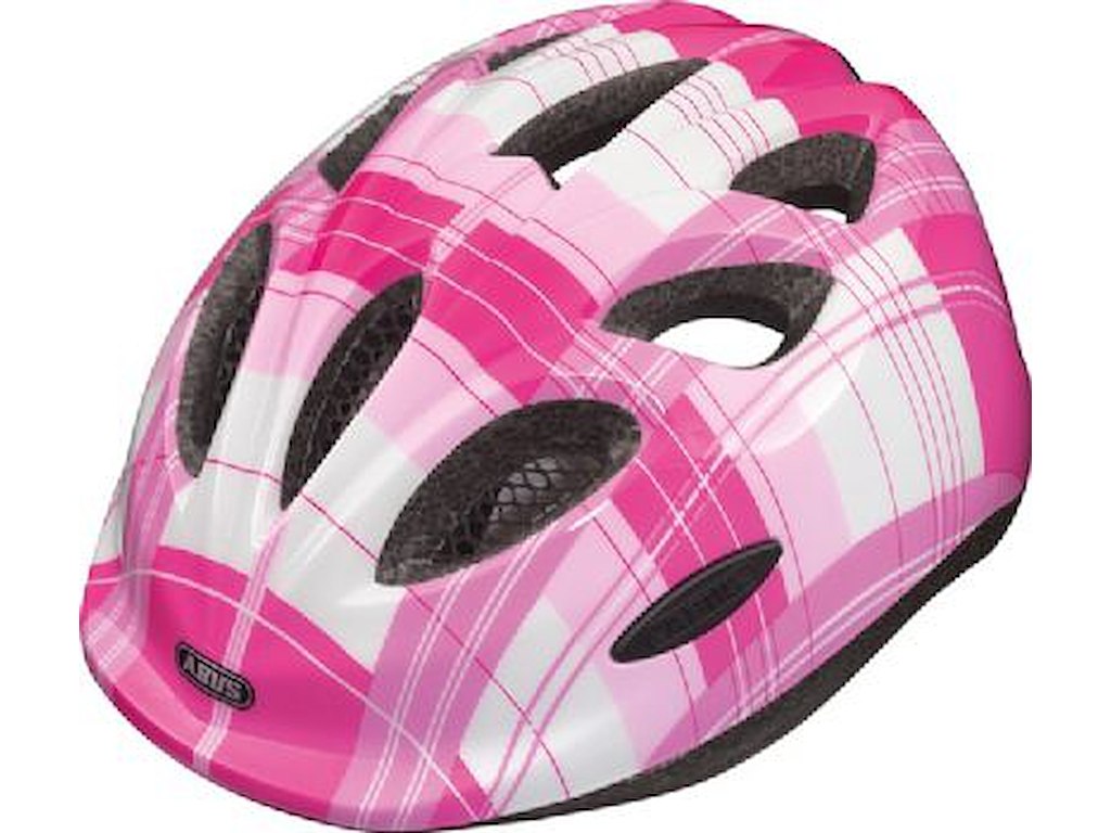 Abus Smiley Pink Square cykelhjelm (Hjelmstørrelse: 45-50 cm)