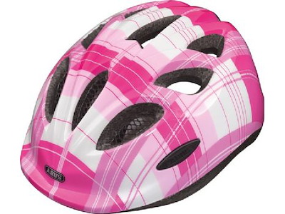 Abus Smiley Pink Square cykelhjelm (Hjelmstørrelse: 45-50 cm)
