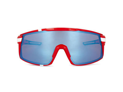 AGU - Verve HDII Denmark - Limited Edition - Cykelbrille - 3 sæt linser - Rød/Hvid