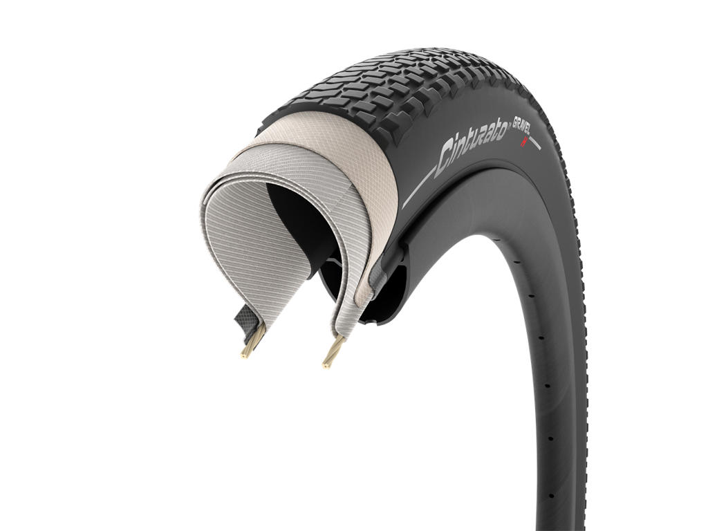 Pirelli - Cinturato Gravel Hard - Foldedæk - 584x45C  (45x650B) - Sort