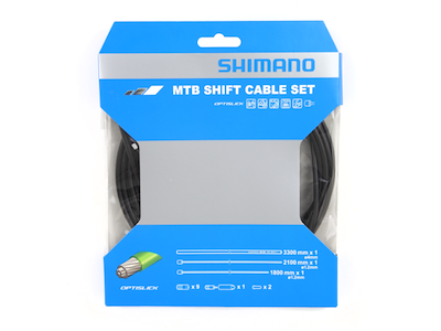 Shimano Gearkabel sæt MTB - OT-SP41 Optislick  - Sort