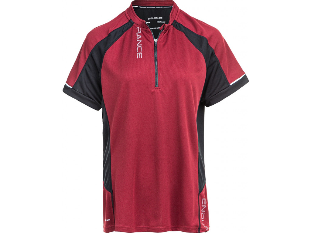 Endurance Java - Cykel/MTB trøje m. korte ærmer - Dame - Cabernet -  Str. 38/M
