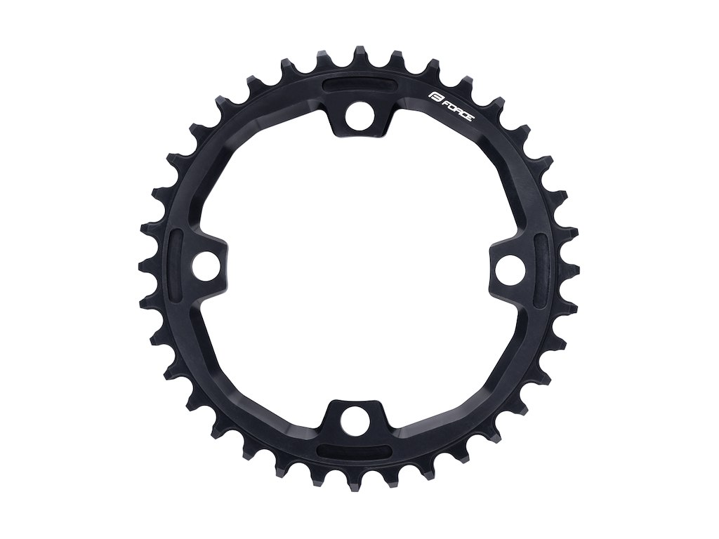 FORCE NW klinge 36 tands 4 bolt BCD 104 CNC aluminium 10/11 og 12 gear sort