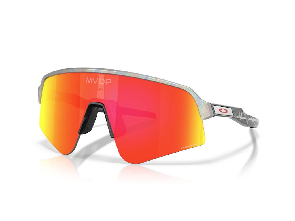 Oakley Sutro Lite Sweep Mathieu Van Der Poel Signature Series - Cykelbriller - Space Dust/Prizm Ruby