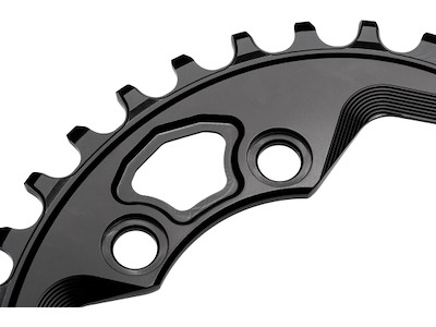 Absolute Black Klinge Oval  Rotor  76 mm