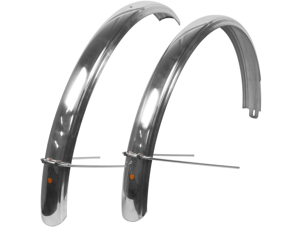 Velo Orange Fluted Skærmsæt 63 mm Sølv