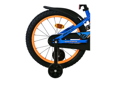 Volare Rocky Børnecykel - 18" med støttehjul - Blå