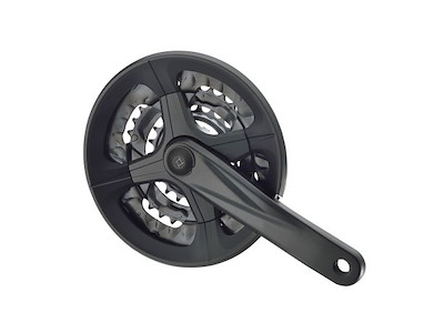 Kranksæt med 3 klinger 44/32/22T 175 mm pedalarm