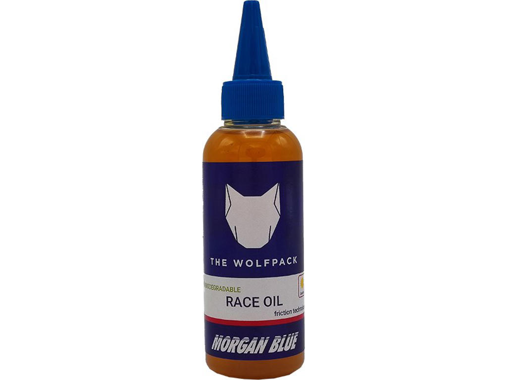 Morgan Blue Race oil Bio - Kædeolie 125 ml til tørt vejr  - 100% Biologisk nedbrydeligt