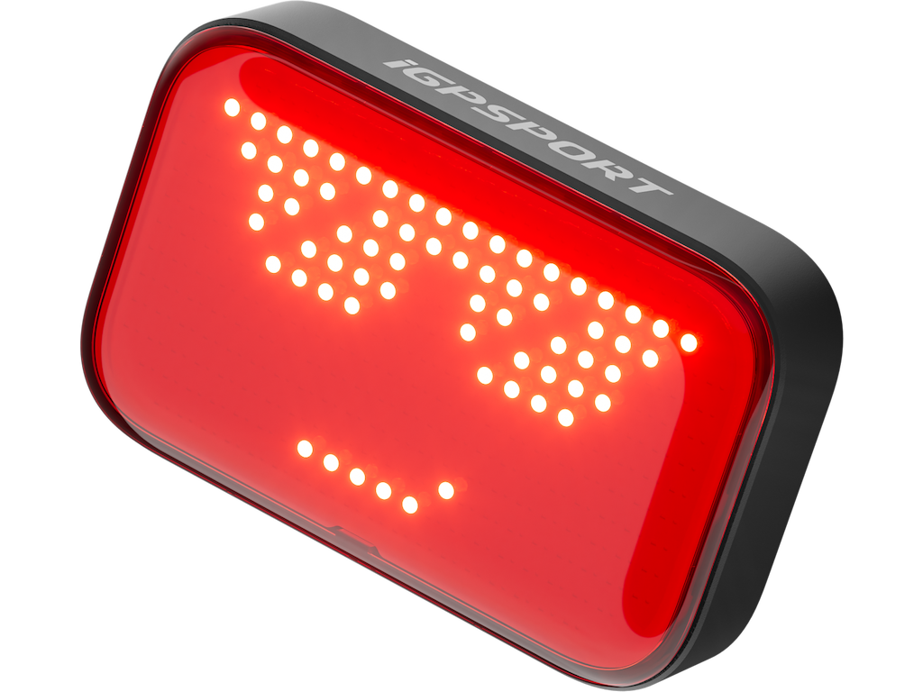 iGPSPORT Expression Baglygte med Display - 30 Lumen