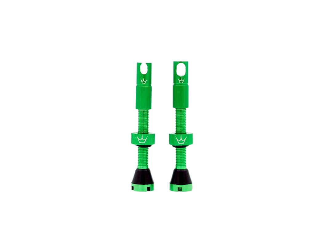 Peatys x ChrisKing Tubeless Ventiler 60mm Emerald Peatys x ChrisKing Tubeless Ventiler 60mm Emerald