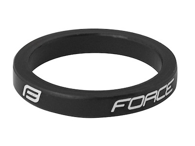 FORCE 5 mm sort alu spacer 1 1/8"