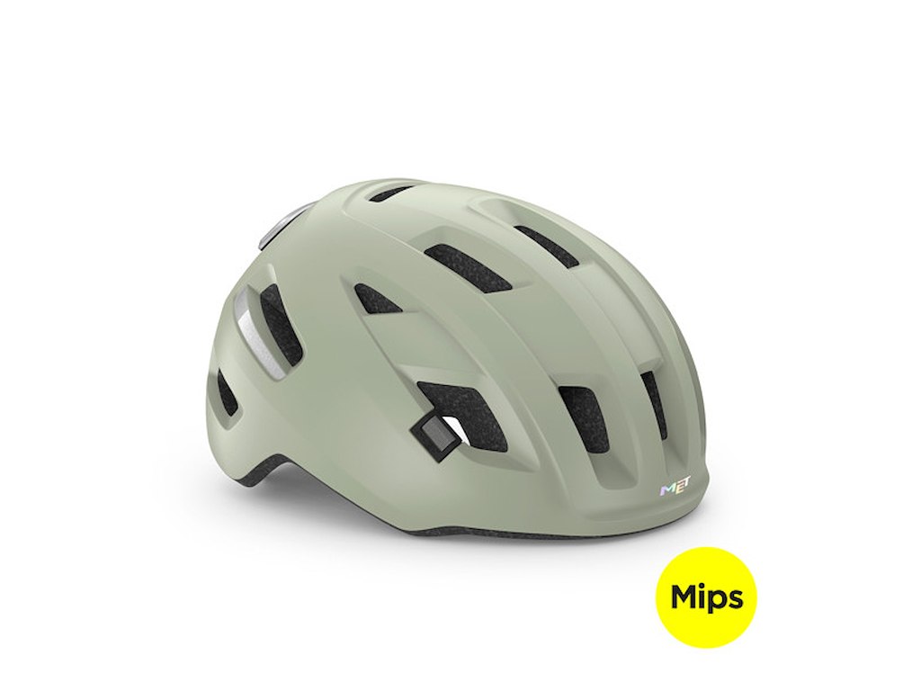 MET E-Mob MIPS - Cykelhjelm - Moss Gray - Str. 56-58 cm MET E-Mob MIPS - Cykelhjelm - Moss Gray - Str. 56-58 cm