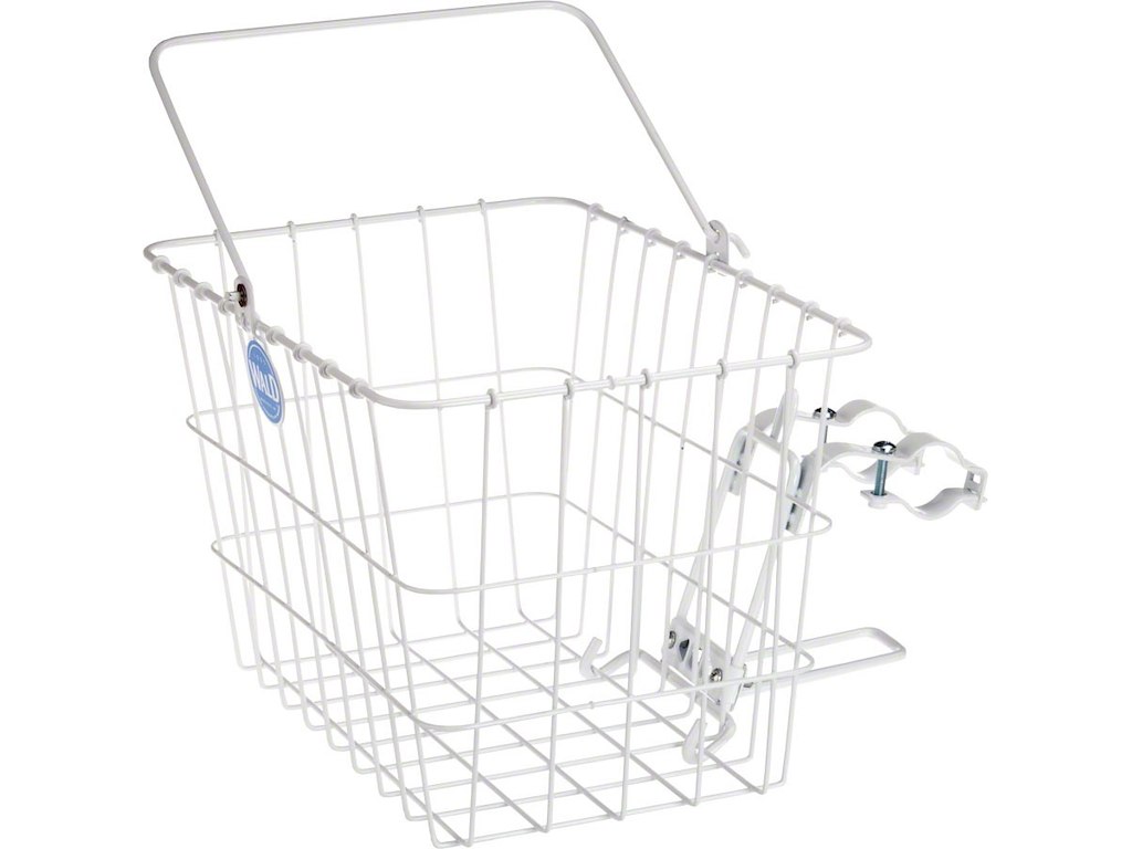 Wald 3133 Quick Release cykelkurv hvid