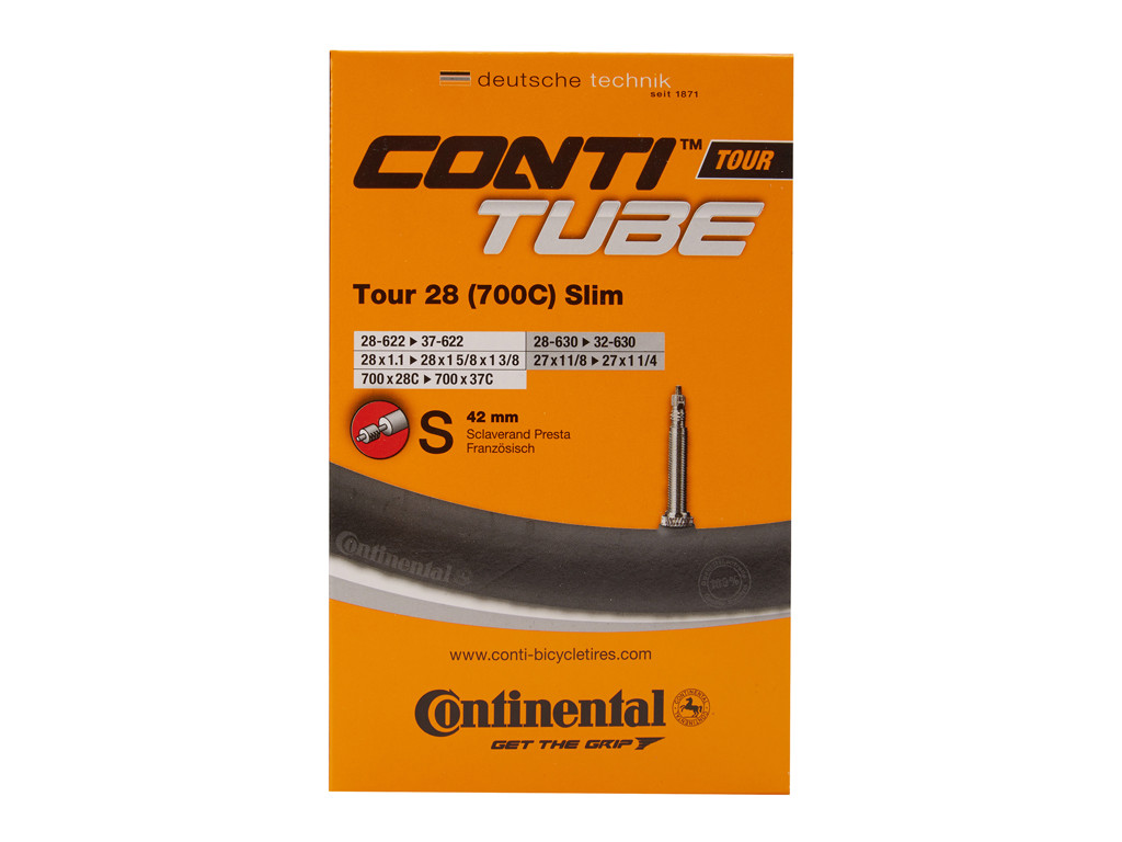 Continental Tour 28 - Cykelslange - Str 700x28-62c/28x1.50-2.00 - 42 mm Racerventil