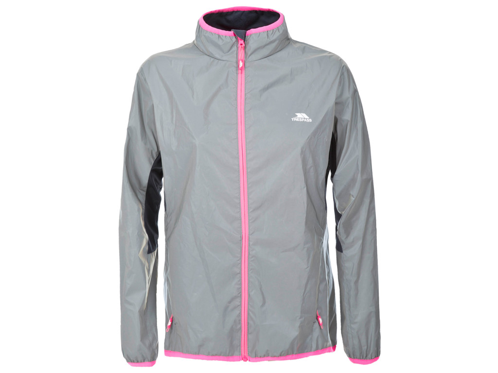 Trespass Lumi - Dame løbesjakke Vind og vandtæt - Sølv 