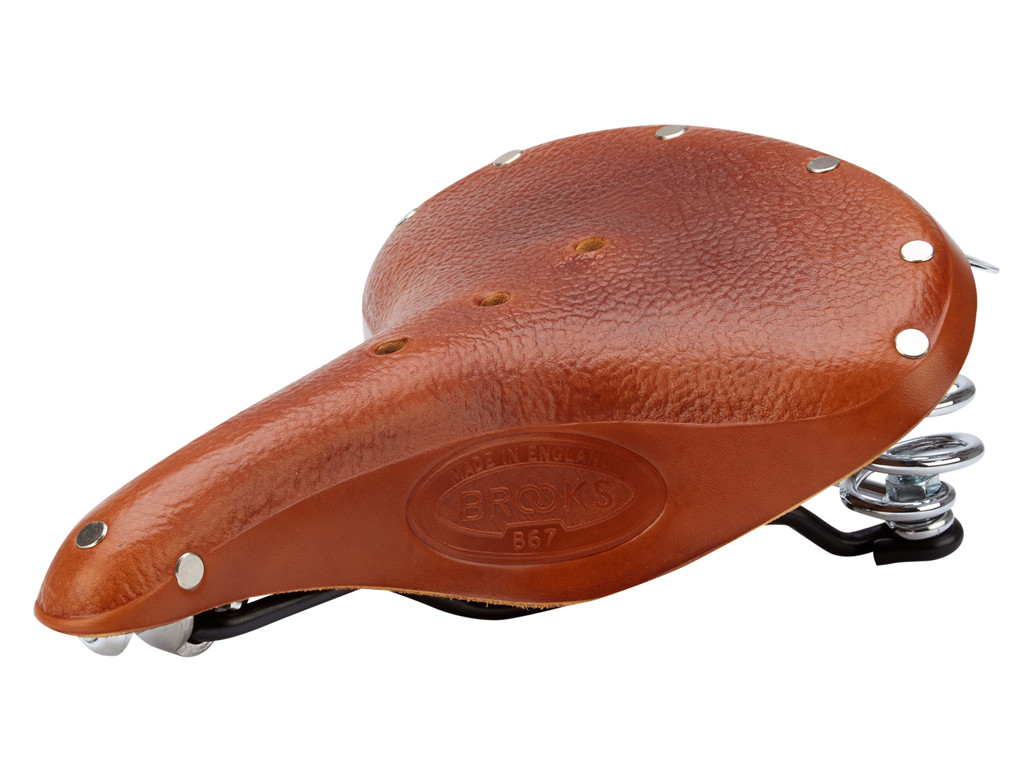 Brooks cykelsadel - B67 Retro - Læder - Herre