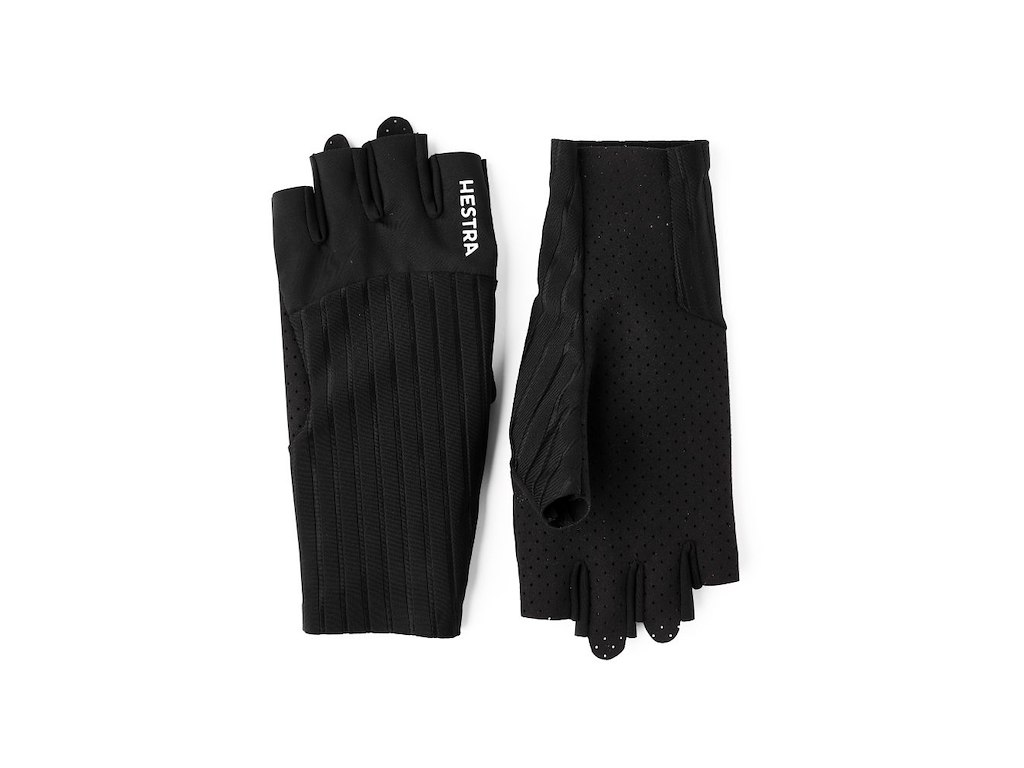 Hestra Aero Short - Cykelhandsker - Korte fingre - Sort - Str. 10/XL