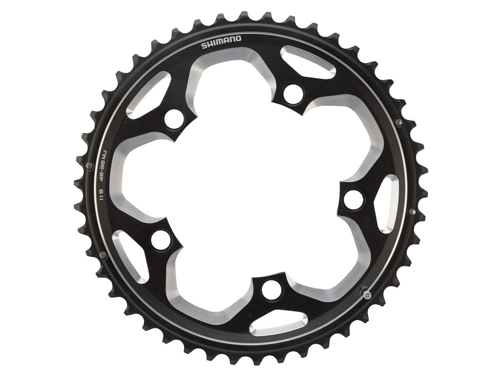 Shimano - 46 tands klinge Road - BCD110 - Sort - FC-RS500