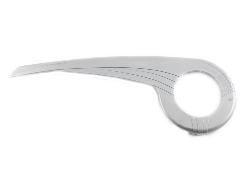 Hebie Kædeskærm til 36-38 tands kranksæt - Sølv