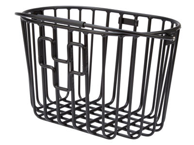 Klickfix cykelkurv i aluminium til styr montering - Sort