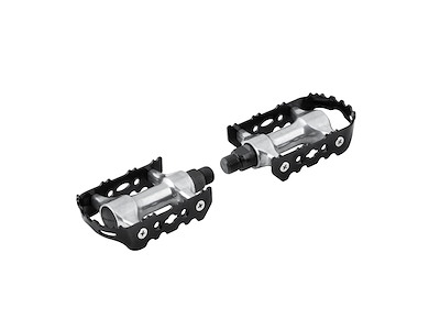 FORCE 910 pedaler i aluminium/stål - Sort-sølv