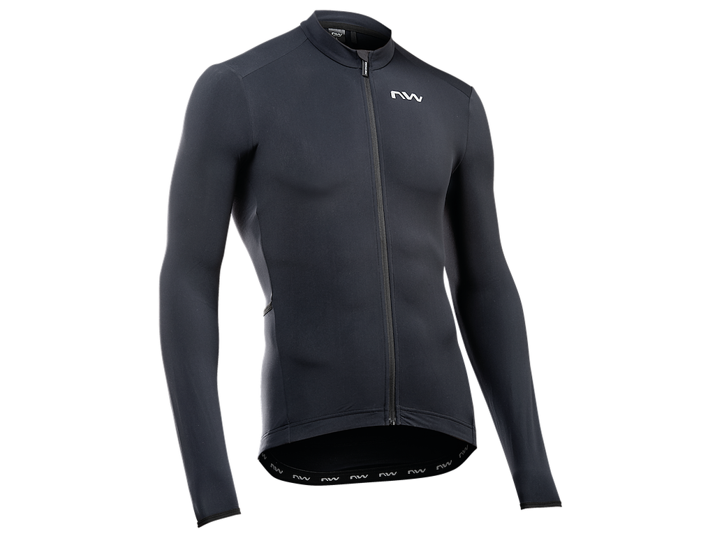 Northwave Fahrenheit Cykeltrøje med lange ærmer - Herre - Sort