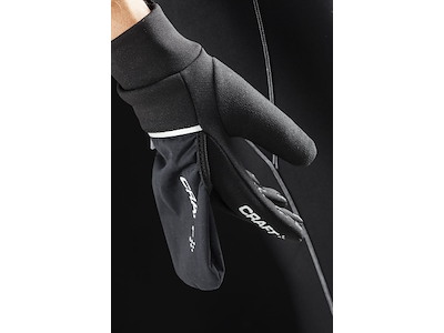 Craft Hybrid Weather Glove sort 2XL 