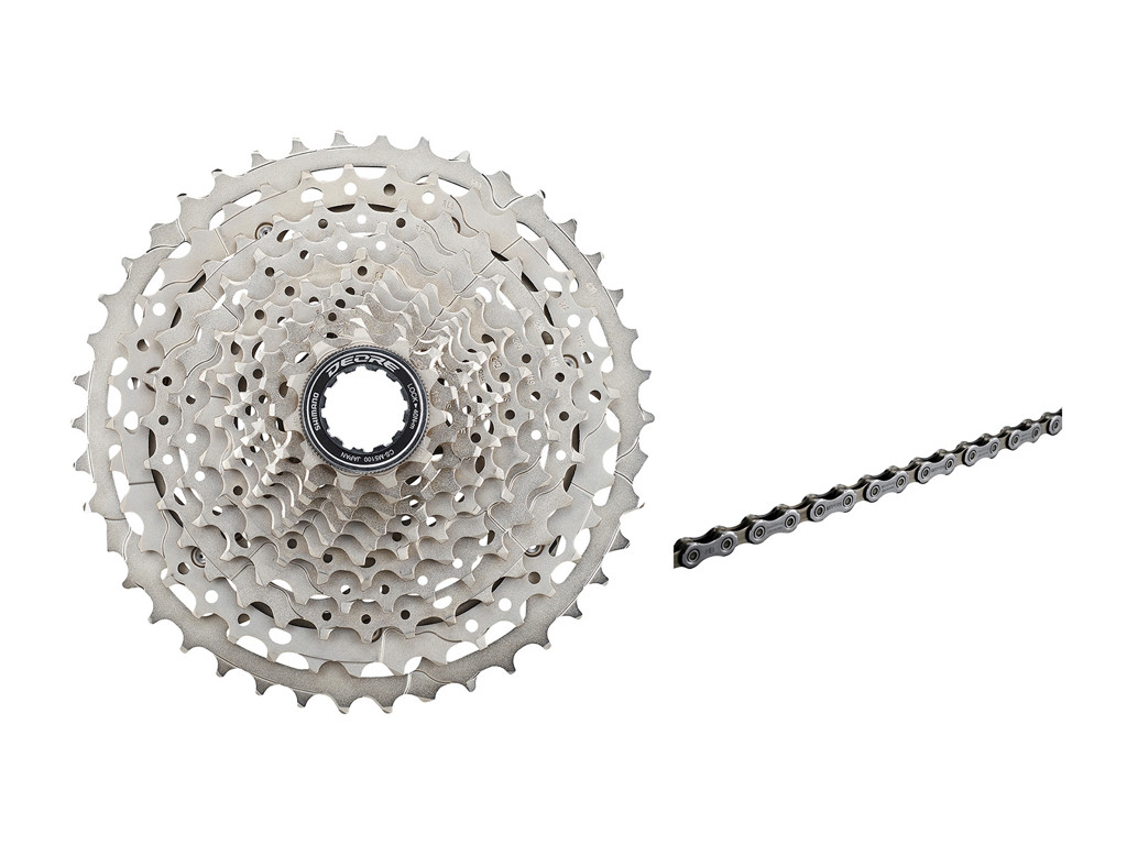 Shimano Deore kassette og kæde - 11 gear kassette 11-42/51 tands - Inkl. HG601 kæde