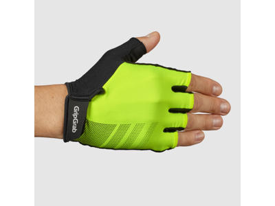 GripGrab Ride RC Lite - Cykelhandske kort - Gul Hi-Vis - Str. S