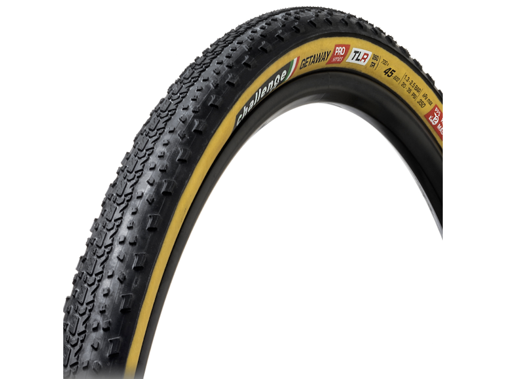 Challenge Getaway Pro TLR Foldedæk Gravel 700 x 45c Tan