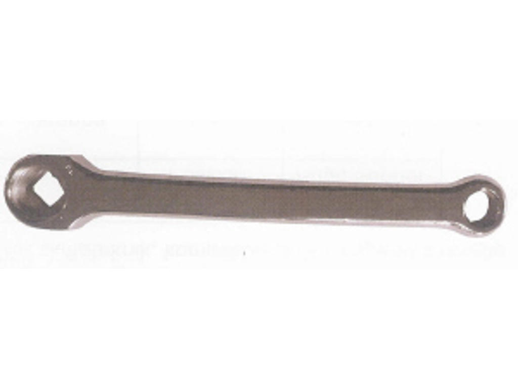 Pedalarm til venstre side chrom stål 170 mm lang