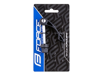 FORCE Quick release til sadelklampe 6 x 52 mm i aluminium - Sort