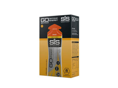 SIS GO - Isotonic energy gel - Appelsin - 1 kasse á 6 stk. - Best før 31/03-2026