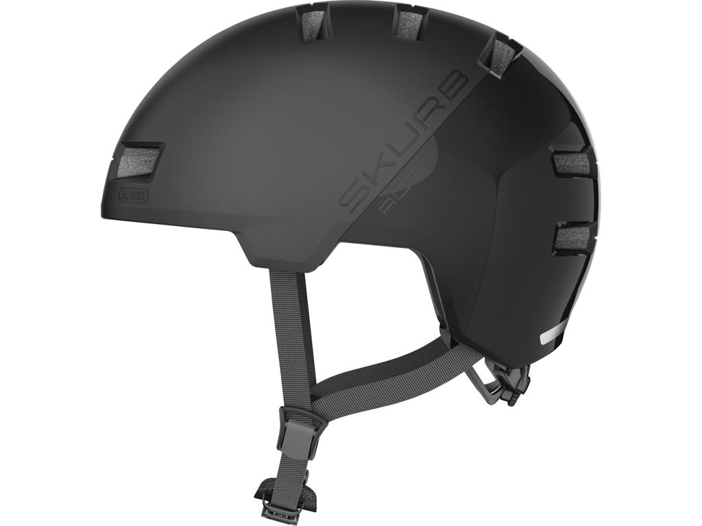 Abus Skurb ACE - Cykelhjelm - Velvet black - Str. 55-59 cm Abus Skurb ACE - Cykelhjelm - Velvet black - Str. 55-59 cm