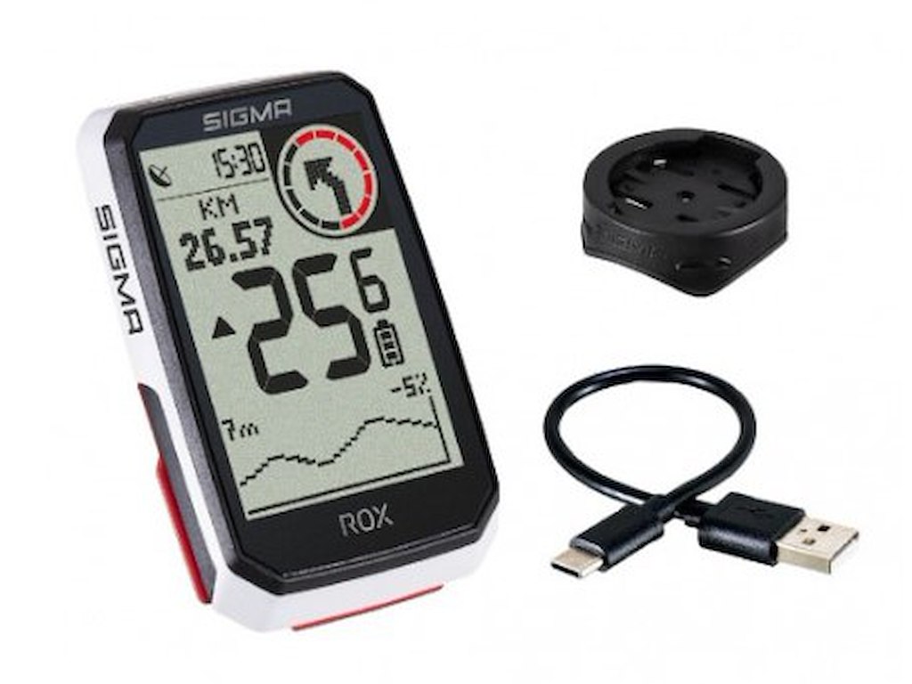 Sigma Sport GPS Computer ROX 4.0 Hvid