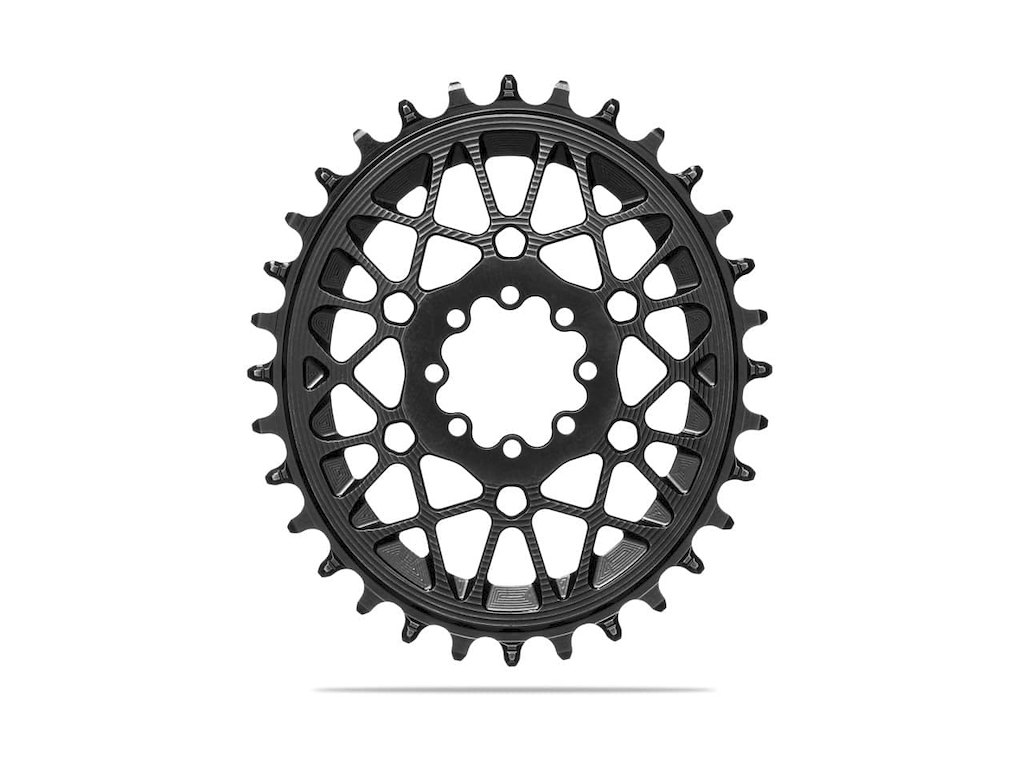 AbsoluteBlack Oval klinge 30 tands Direct Mount 3mm offset 8 huls - SRAM - Sort