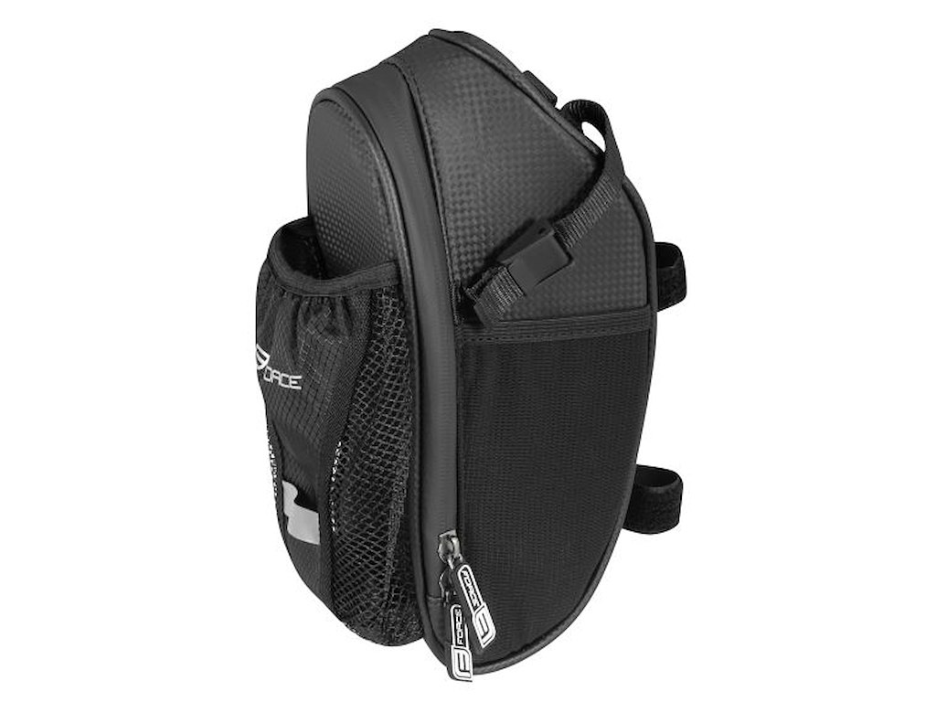 FORCE Fuse Sadeltaske med lomme til flaskeholder