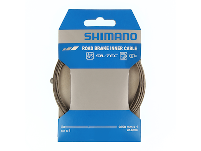 Shimano Bremsewire Road - PTFE  1,6mm x 2050mm - Rustfri