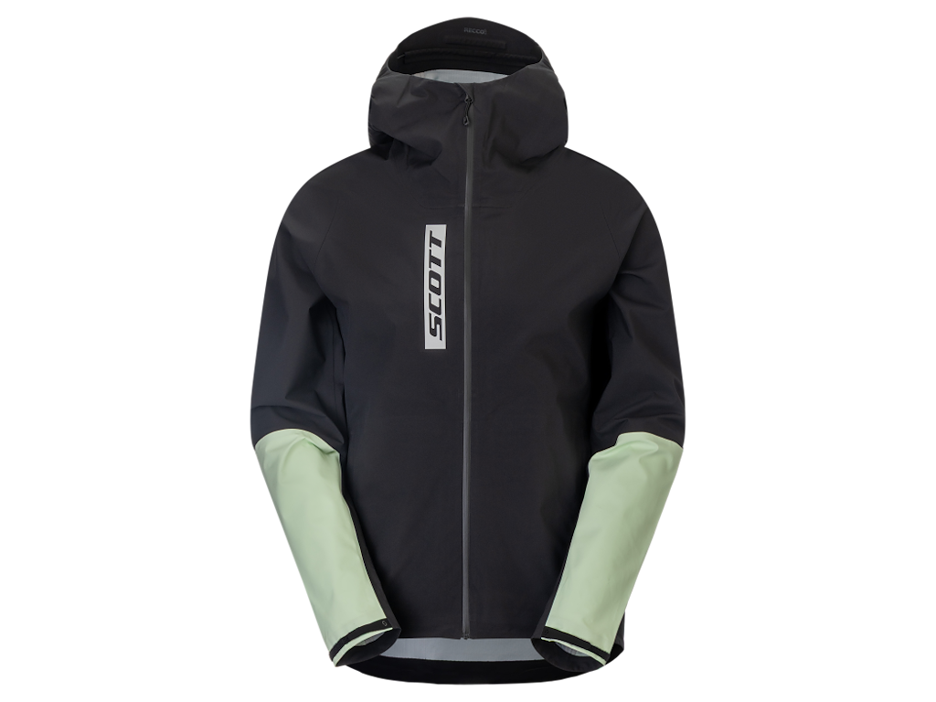 SCOTT Vertic Pro 3L Waterproof Jacket - Cykeljakke - Herre - Sort/Vapour Green - Str. 2XL
