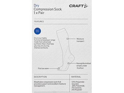 Craft Active Compression Strømper - Gul