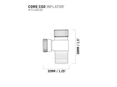 Blackburn Core Co2 - Co2 inflator uden patron - Pumper racer ventiler