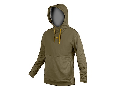 Endura Trailster Tech hoodie grøn herre 
