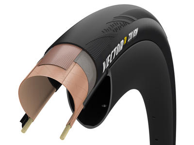 Goodyear Vector R Z30 NSW TLR - Foldedæk Road - 700x30c - Sort