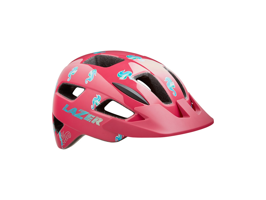 Lazer Lil Gekko - Cykelhjelm barn - Str. 46-50 cm - Pink Sea Pony