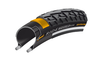 Continental Ride TourTråddæk 20x1,75 (47-406) Sort