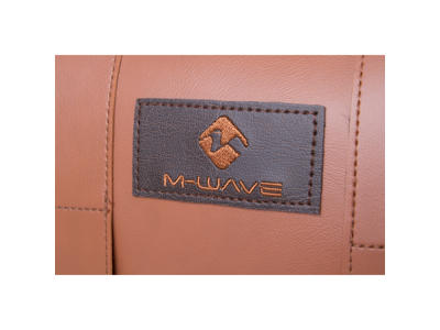 M-Wave Amsterdam Double L - Cykeltaske til bagagebærer - Imiteret læder - Dobbelttaske - B