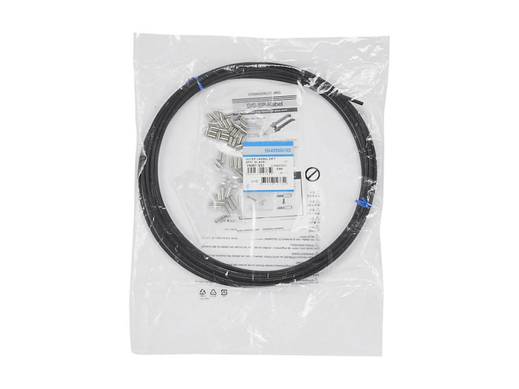 Shimano Yderkabel SIS 7,62 meter - OT-SP51 - Sort